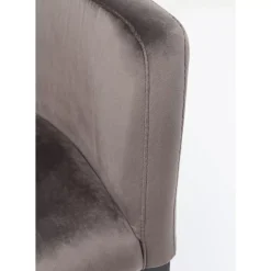 Armlehnstuhl Black Mode Velvet Grau