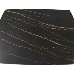 Ausziehtisch Twist Schwarz 120(30+30)X90Cm