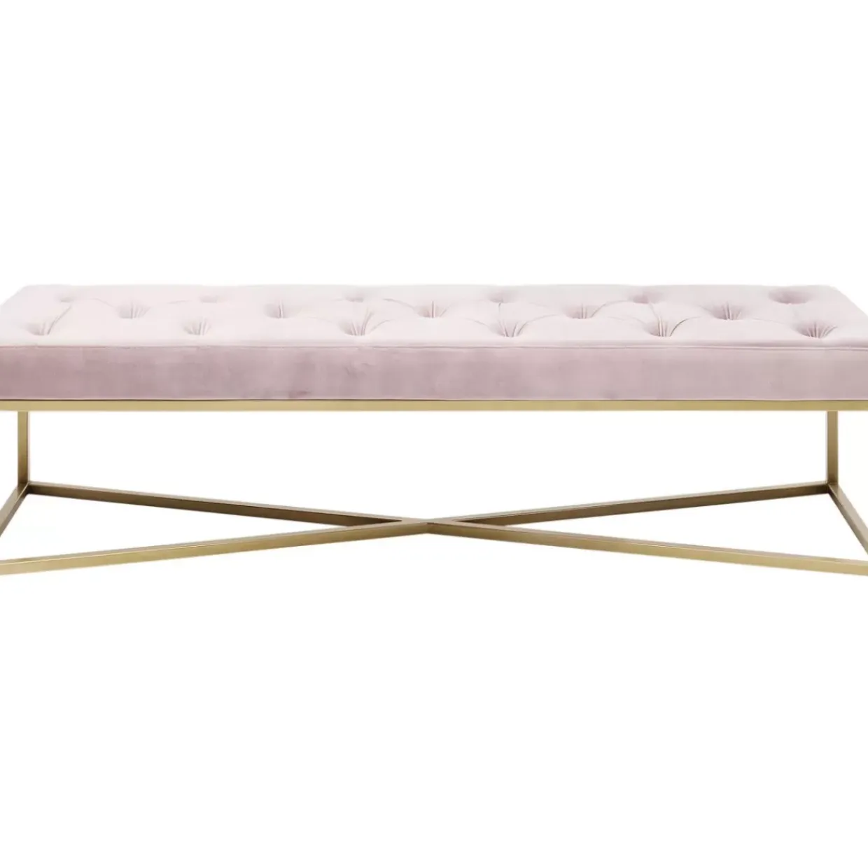 Bank Crossover Rose Messing 150X40Cm