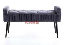 Bank Lofty Grau Schwarz