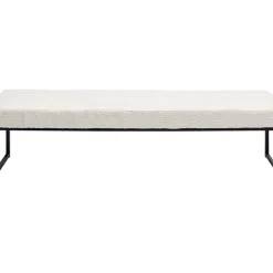 Bank Smart Boucle Creme Schwarz 150Cm
