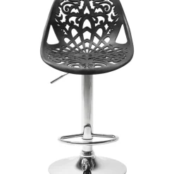 Barhocker Ornament Black