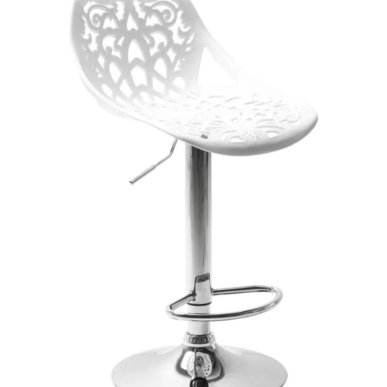Barhocker Ornament White