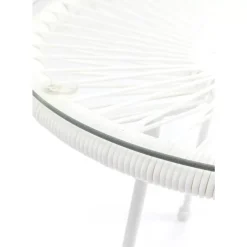 Beistelltisch Acapulco Weiss