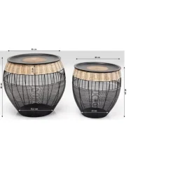 Beistelltisch African Drums (2/Set)