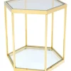Beistelltisch Comb Gold 55