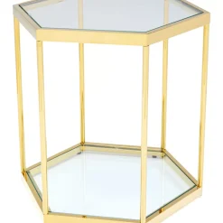 Beistelltisch Comb Gold 55