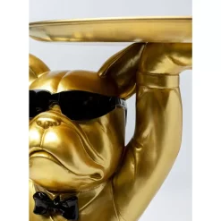 Beistelltisch Cool Bulldog Tray Gold 34X55Cm
