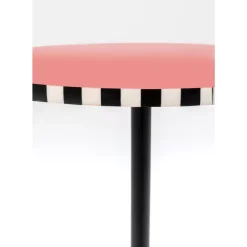 Beistelltisch Domero Checkers Rot O40Cm