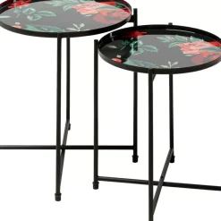 Beistelltisch Flowers Garden Round (2/Set)