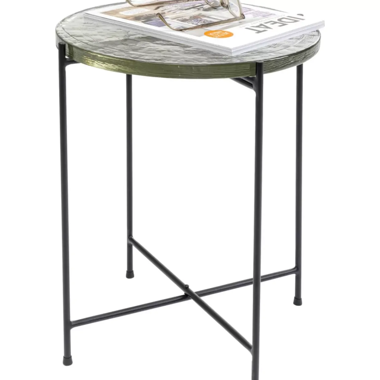 Beistelltisch Ice Schwarz O40Cm