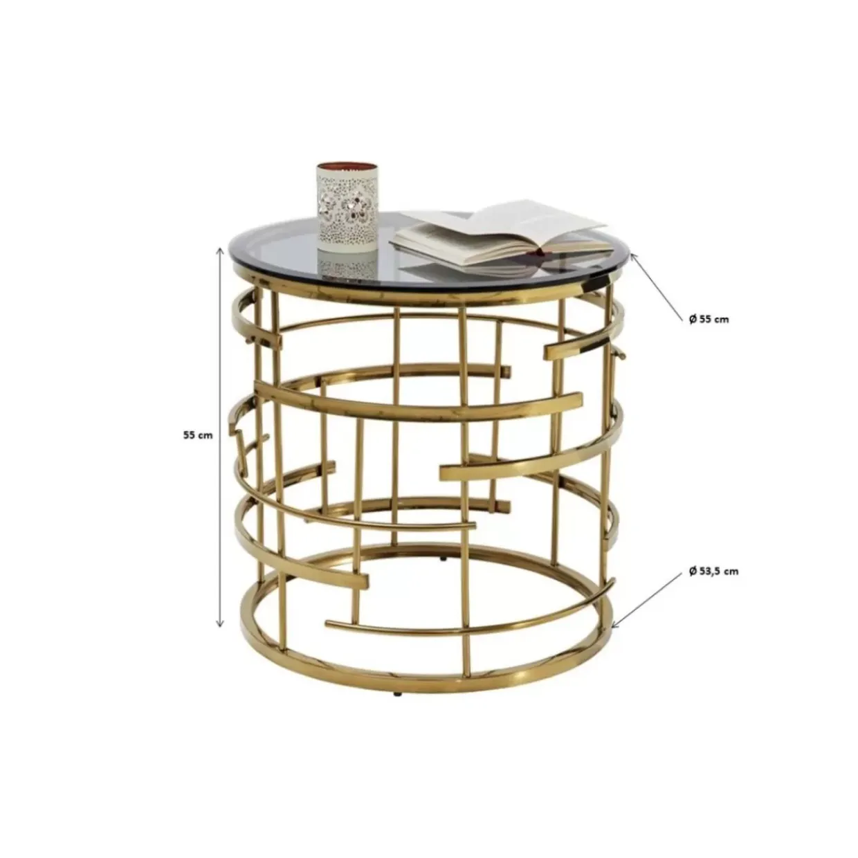 Beistelltisch Jupiter Gold O55Cm