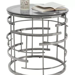 Beistelltisch Jupiter Silber O55Cm