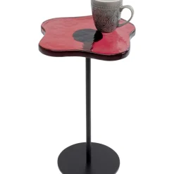 Beistelltisch Lava Rot O30Cm