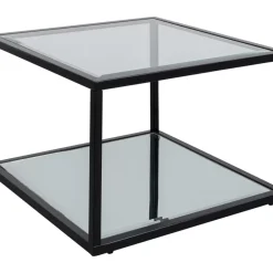 Beistelltisch Quadro Schwarz 50X50Cm