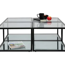 Beistelltisch Quadro Schwarz 50X50Cm