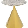 Beistelltisch Rita Gold O50Cm