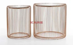 Beistelltisch Wire Copper (2/Set) O44Cm