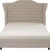 Bett City Spirit Linen Natural 180X200Cm