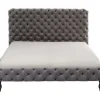 Bett Desire Hoch Silbergrau 160X200 Cm