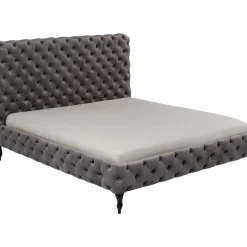 Bett Desire Hoch Silbergrau 180X200 Cm