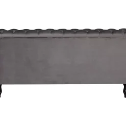 Bett Desire Velvet Silbergrau 160X200 Cm