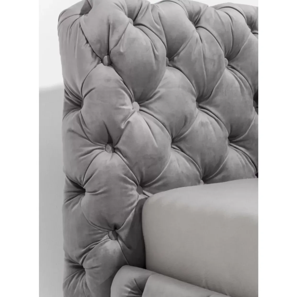 Bett Desire Velvet Silbergrau 200X200Cm