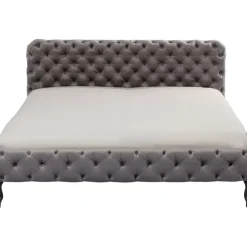 Bett Desire Velvet Silbergrau 180X200 Cm