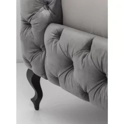 Bett Desire Velvet Silbergrau 180X200 Cm