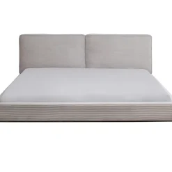 Bett East Side Cord Grau 160X200Cm