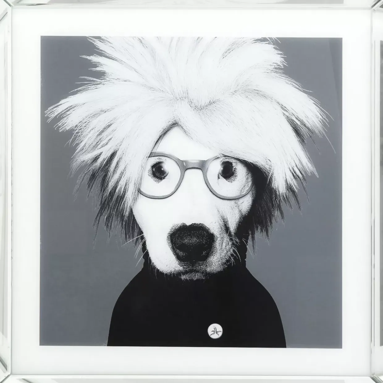 Bild Frame Mirror Artist Dog 60X60
