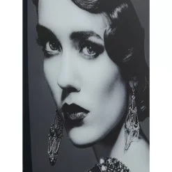 Bild Glas Beauty Lady 120X150Cm