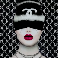Bild Glas Fashion Haircut 80X80