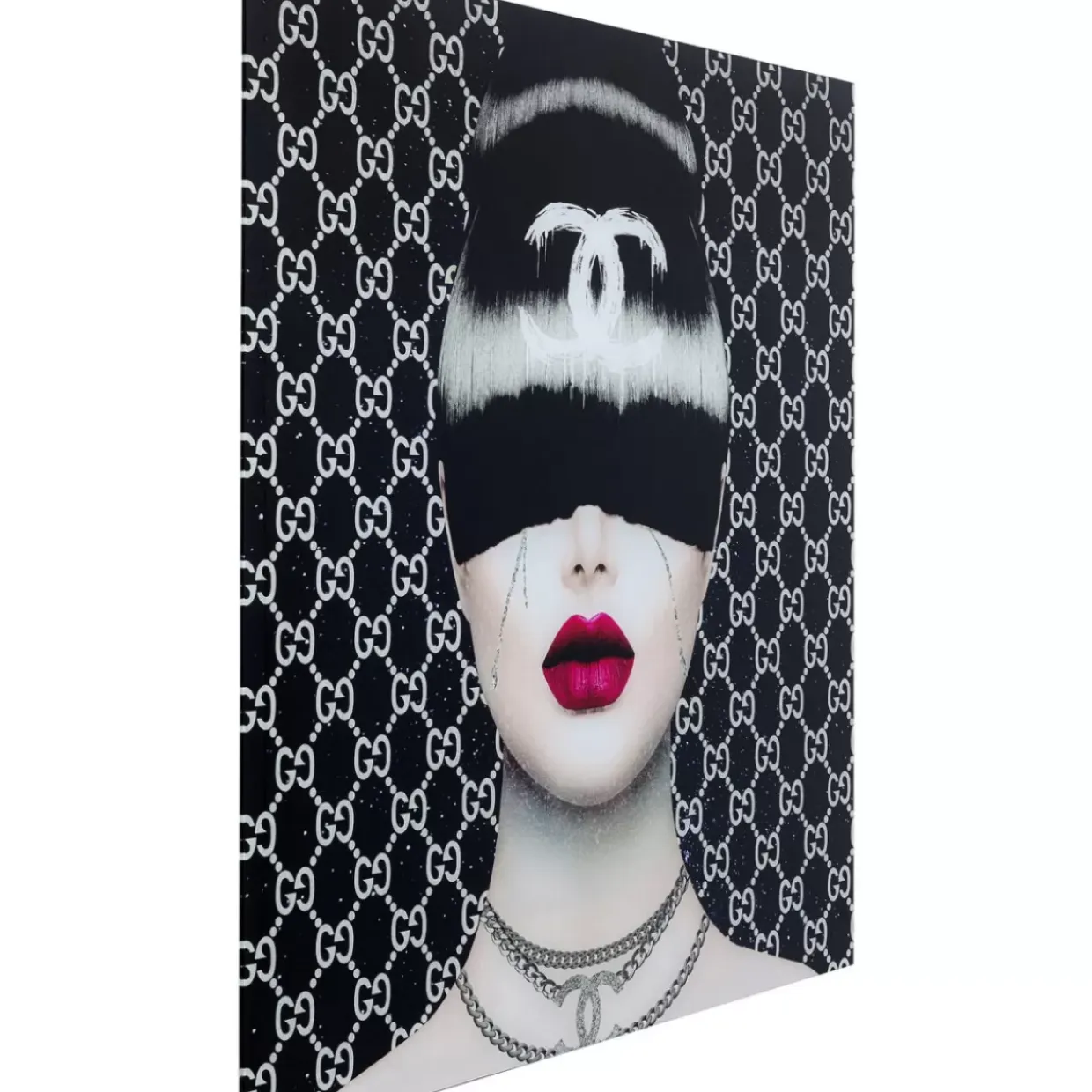 Bild Glas Fashion Haircut 80X80