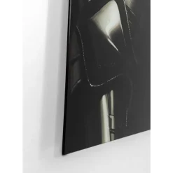 Bild Glas Knight Cow 120X120