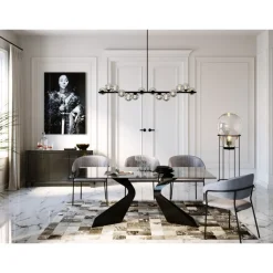 Bild Glas Lady Knight 100X150Cm