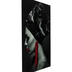 Bild Glas Lady Red Earring 80X120