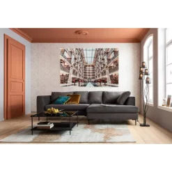 Bild Glas Library 150X100Cm