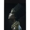 Bild Glas Royal Headdress Profile 100X150Cm