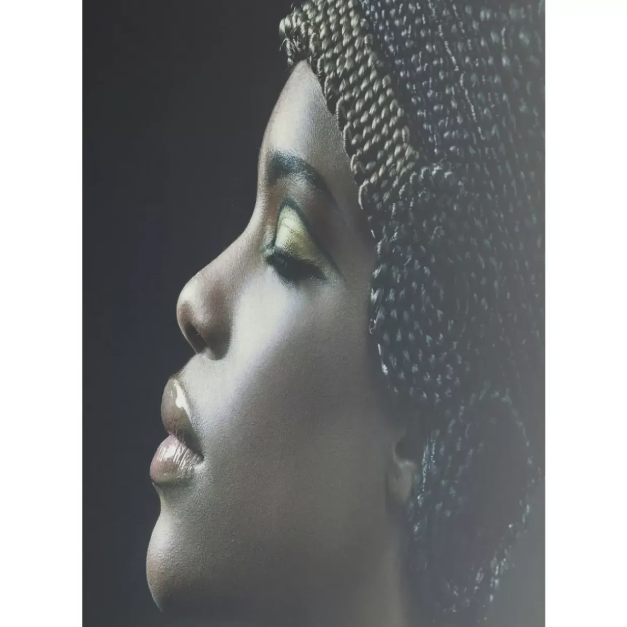 Bild Glas Royal Headdress Profile 100X150Cm