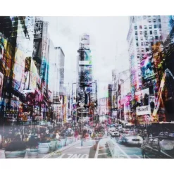 Bild Glas Times Square Move 160X120Cm