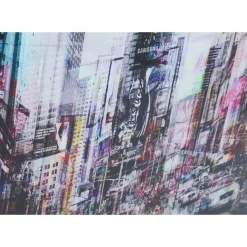 Bild Glas Times Square Move 70X90Cm