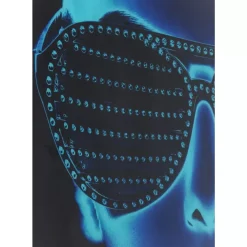 Bild Glas Tough Girl 120X120Cm