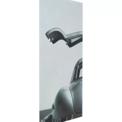 Bild Glas Triptychon Oldtimer Back 240X160Cm