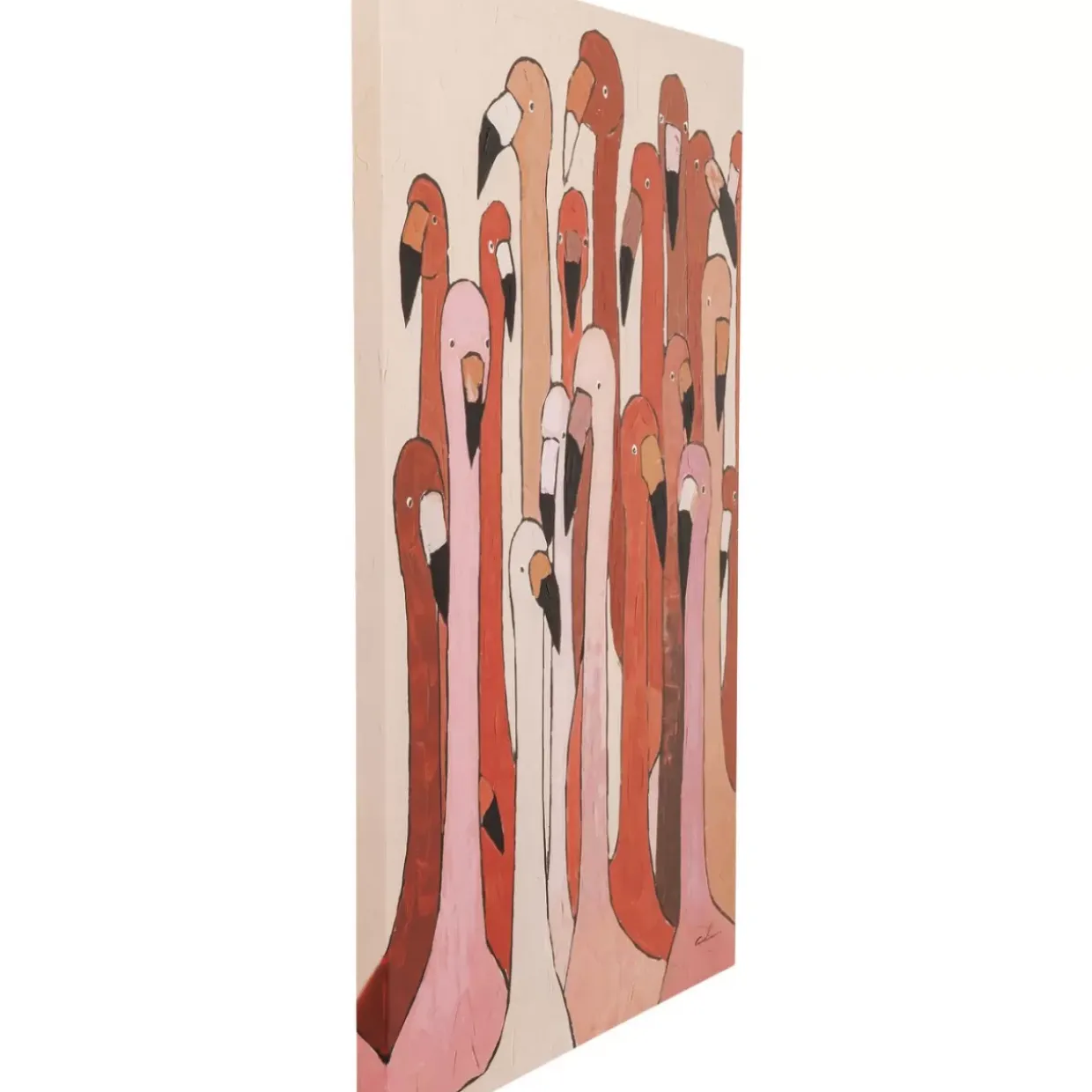 Bild Touched Flamingo Meeting 120X90Cm