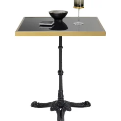 Bistrotisch Kaffeehaus Rim Square Schwarz 60X60