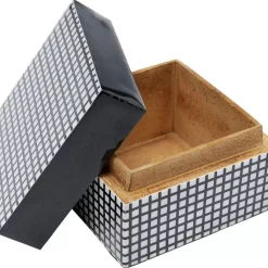 Box Plenty Squares 8X6Cm