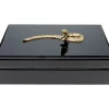 Box Snake Bite Schwarz 28X7Cm