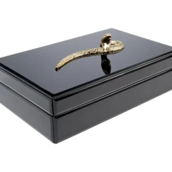 Box Snake Bite Schwarz 28X7Cm