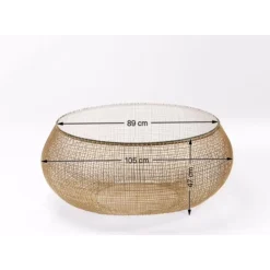 Couchtisch Cesta Gold